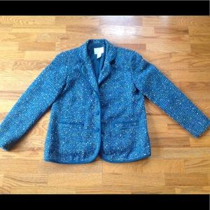 Susan Graver size Medium Teal Jacket
